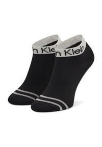 Calvin Klein Zestaw 2 par niskich skarpet damskich 701218775 Czarny. Kolor: czarny. Materiał: materiał