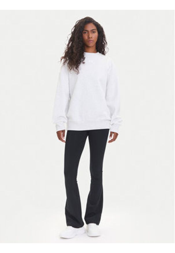 Under Armour Bluza Ua Rival 1386463 Biały Oversize. Kolor: biały. Materiał: bawełna
