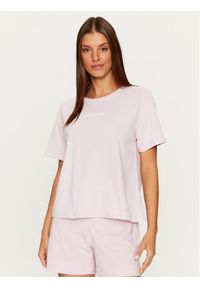 United Colors of Benetton - United Colors Of Benetton Koszulka piżamowa 30963M04R Różowy Regular Fit. Kolor: różowy. Materiał: bawełna #1