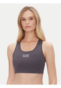 EA7 Emporio Armani Biustonosz sportowy 7W000231 AF12625 U8115 Szary. Kolor: szary. Materiał: syntetyk