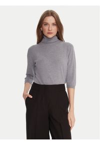 Kontatto Golf 3M0823C Szary Regular Fit. Typ kołnierza: golf. Kolor: szary. Materiał: syntetyk #1