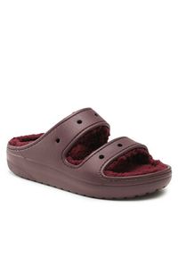 Crocs Klapki Crocs Classic Cozzy Sandal 207446 Bordowy. Kolor: czerwony #2