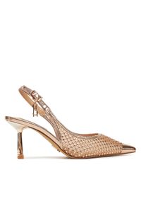 Steve Madden Sandały Vixyn SM11003536 Złoty. Kolor: złoty. Materiał: materiał