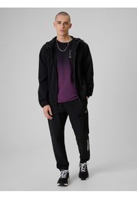 4f - 4F Kurtka przejściowa męska - czarna XL. Okazja: na co dzień. Kolor: czarny. Styl: casual #2