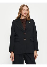 U.S. Polo Assn. Marynarka WUP0774 Czarny Slim Fit. Typ kołnierza: polo. Kolor: czarny. Materiał: syntetyk #1