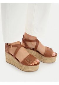 Liu Jo Espadryle Bali 01 SA6083 P0102 Brązowy. Kolor: brązowy. Materiał: skóra #1
