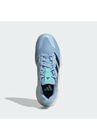 Adidas - Buty Stabil 16 Indoor. Kolor: wielokolorowy, niebieski, czarny. Materiał: materiał