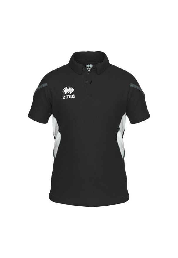 ERREA - Koszulka polo dla dzieci Errea Clark. Typ kołnierza: polo. Kolor: czarny, wielokolorowy, biały. Styl: sportowy