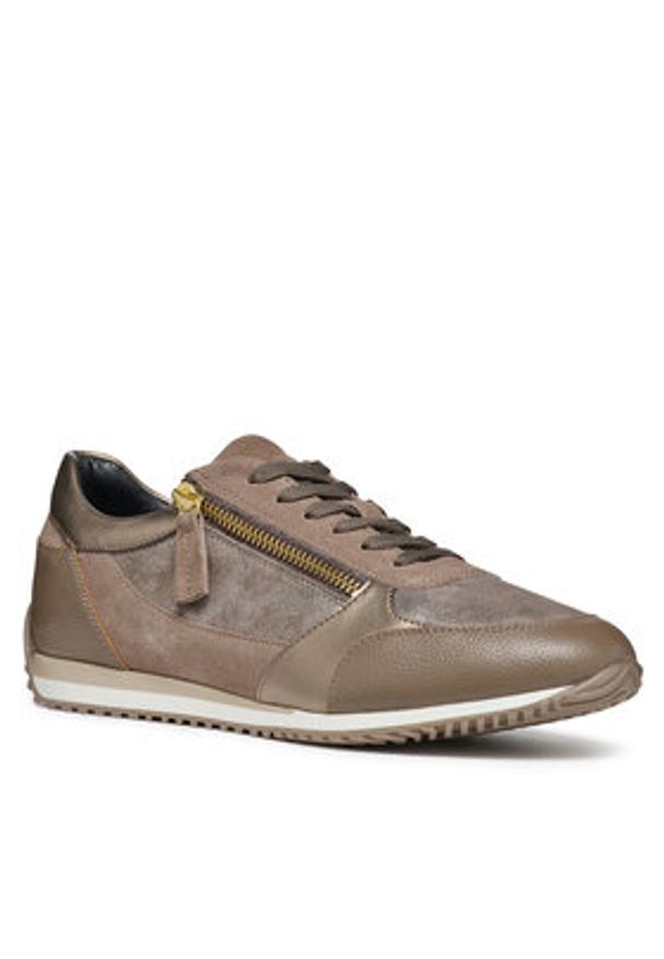 Geox Sneakersy D Calithe D36N0A 022TC C6692 Szary. Kolor: szary. Materiał: skóra