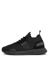 BOSS - Boss Sneakersy Titanium Runn 50498245 Czarny. Kolor: czarny. Materiał: materiał #5