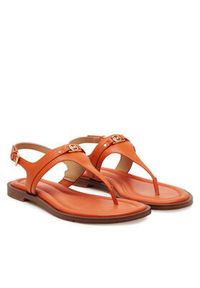 MICHAEL Michael Kors Sandały T-Strap 40S5MAFS4L Pomarańczowy. Kolor: pomarańczowy. Materiał: skóra