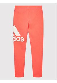 Adidas - adidas Legginsy G Bl HE1986 Pomarańczowy Tight Fit. Kolor: pomarańczowy. Materiał: bawełna #2