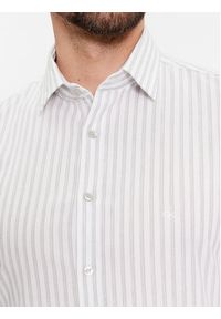 Calvin Klein Koszula K10K112090 Biały Slim Fit. Kolor: biały. Materiał: bawełna #5