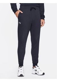 Under Armour Spodnie dresowe Ua Rival Fleece Joggers 1379774 Czarny Loose Fit. Kolor: czarny. Materiał: bawełna #1