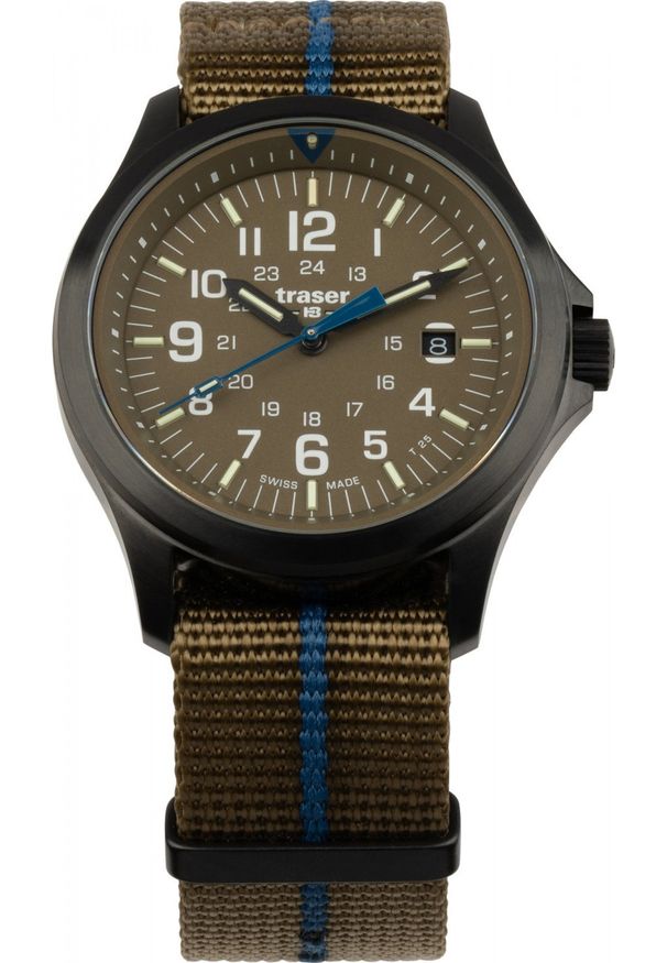 Zegarek Traser Zegarek męski Traser TS-111074 niebieski. Kolor: niebieski