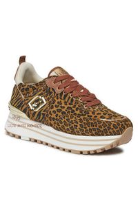 Liu Jo Sneakersy Maxi Wonder 01 BA4047 PX195 Brązowy. Kolor: brązowy. Materiał: skóra, zamsz