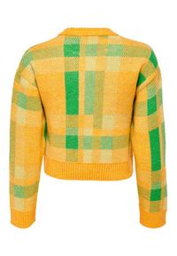 only - ONLY Sweter Kelly 15264617 Żółty Regular Fit. Kolor: żółty. Materiał: syntetyk