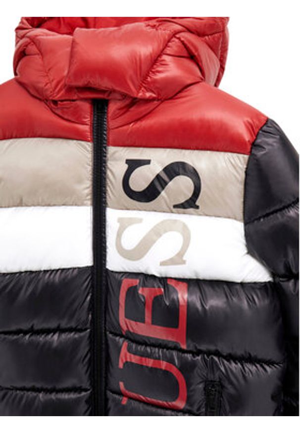 Guess Kurtka zimowa L5BL09 WEGY0 Czarny Regular Fit. Kolor: czarny. Materiał: syntetyk. Sezon: zima