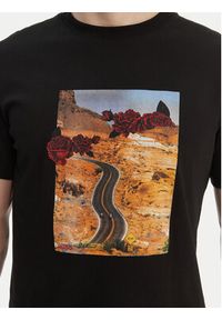 Hugo - HUGO T-Shirt Dikerd 50564024 Czarny Relaxed Fit. Kolor: czarny. Materiał: bawełna #5