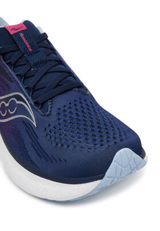 Saucony Buty do biegania Ride 18 S11000 Granatowy. Kolor: niebieski. Materiał: materiał