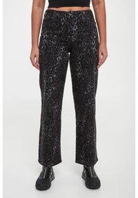 Jeansy damskie w panterkę DKNY JEANS. Wzór: motyw zwierzęcy #3