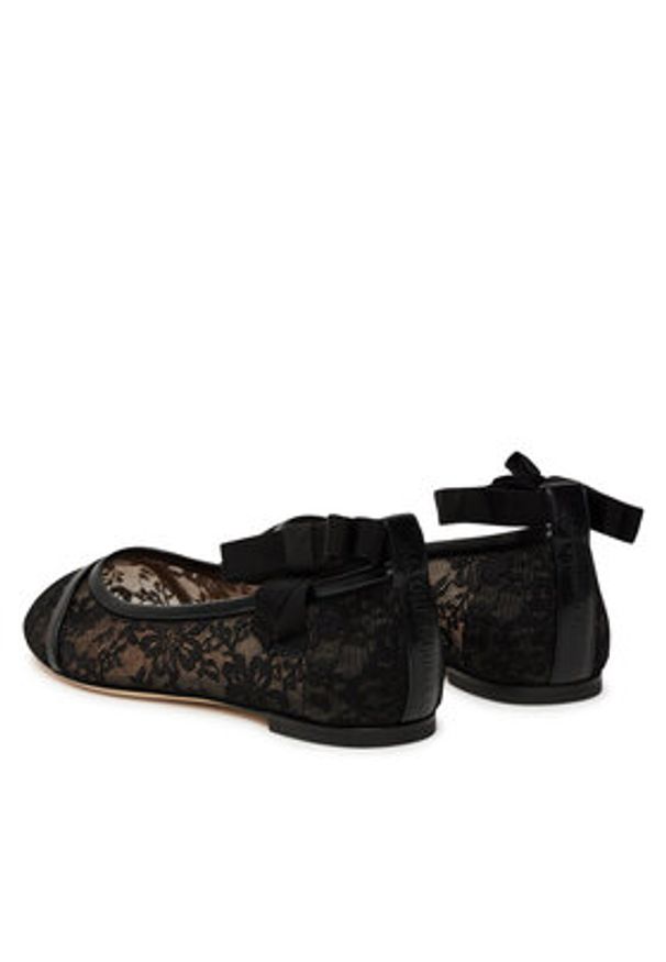 MALONE SOULIERS Baleriny Sabina 5-1 Czarny. Kolor: czarny. Materiał: materiał