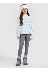 4f - 4F Polar oversize z nadrukiem dziewczęcy - multikolor 158 (12-13 lat). Typ kołnierza: kołnierzyk stójkowy. Kolor: wielokolorowy. Materiał: polar. Wzór: nadruk. Sezon: lato #2