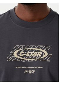 G-Star RAW - G-Star Raw T-Shirt Hyper D29377-E385 Szary ciemny Relaxed Fit. Kolor: szary. Materiał: bawełna #2
