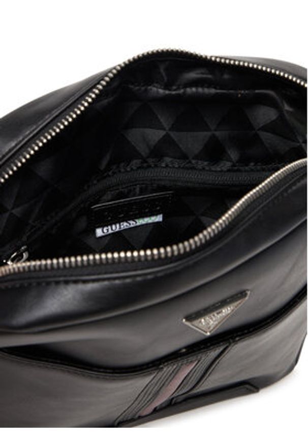 Guess Saszetka HMTOCS P6159 Czarny. Kolor: czarny. Materiał: skóra
