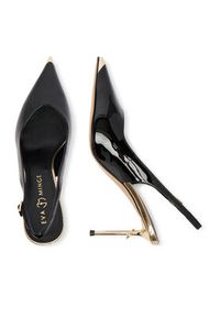 Eva Minge Szpilki EO-LILLY-LT2131-1-1 Czarny. Kolor: czarny. Materiał: syntetyk, skóra. Obcas: na szpilce #5