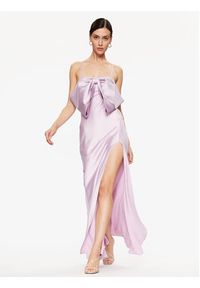 Pinko Sukienka wieczorowa Isotono 101658 Z345 Fioletowy Regular Fit. Kolor: fioletowy. Materiał: syntetyk. Styl: wizytowy #5