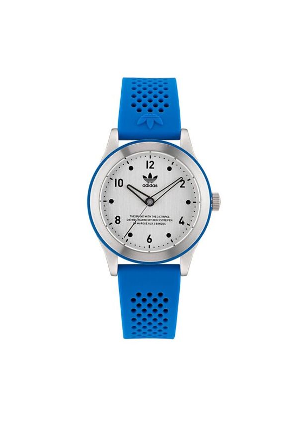 adidas Originals Zegarek Code Three Watch AOSY23032 Srebrny. Kolor: srebrny