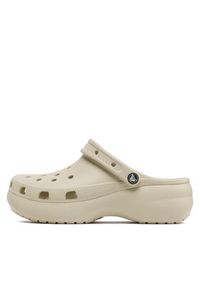 Crocs Klapki Classic Platform Clog W 206750 Beżowy. Kolor: beżowy. Obcas: na platformie #3