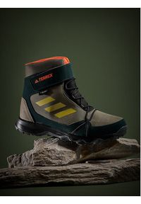 Adidas - adidas Trekkingi Terrex Snow Cf R.Rdy K GZ1178 Zielony. Kolor: zielony. Materiał: materiał #3