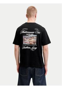 Jack & Jones T-Shirt Cassis 12295050 Czarny Regular Fit. Kolor: czarny. Materiał: bawełna #6