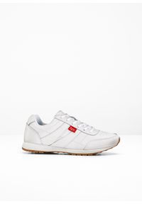 bonprix - Sneakersy skórzane. Okazja: na co dzień. Kolor: biały. Materiał: skóra #1