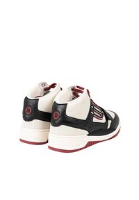 Bally Sneakersy "Kuper-T" | 6230961 | Kuper-T | Mężczyzna | Czarny, Biały, Czerwony, Bordowy. Wysokość cholewki: za kostkę. Zapięcie: rzepy. Kolor: biały, wielokolorowy, czarny, czerwony. Materiał: tkanina, skóra #4