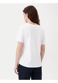 Marc O'Polo T-Shirt B01207251331 Biały Regular Fit. Typ kołnierza: polo. Kolor: biały. Materiał: bawełna #4