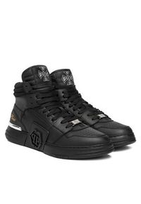 Philipp Plein - PHILIPP PLEIN Sneakersy Phanom Kicks FAES USC0822 PLE075N Czarny. Kolor: czarny. Materiał: skóra #2