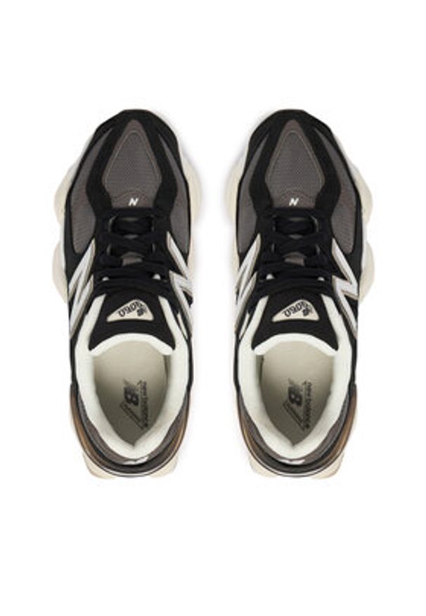 New Balance Sneakersy U9060510 W Czarny. Kolor: czarny. Materiał: zamsz, skóra