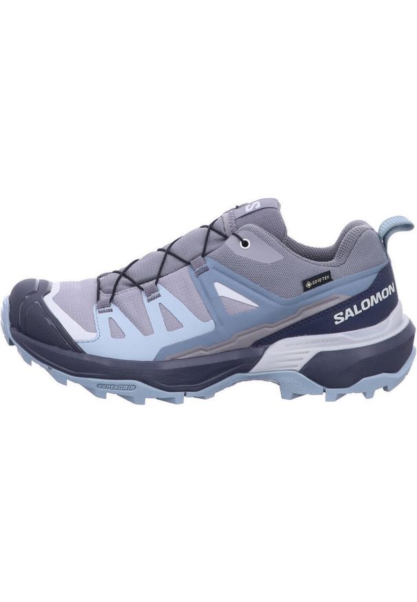 salomon - Buty trekkingowe damskie Salomon X Ultra 360 Gtx. Zapięcie: sznurówki. Kolor: szary. Materiał: materiał, syntetyk, guma. Szerokość cholewki: normalna