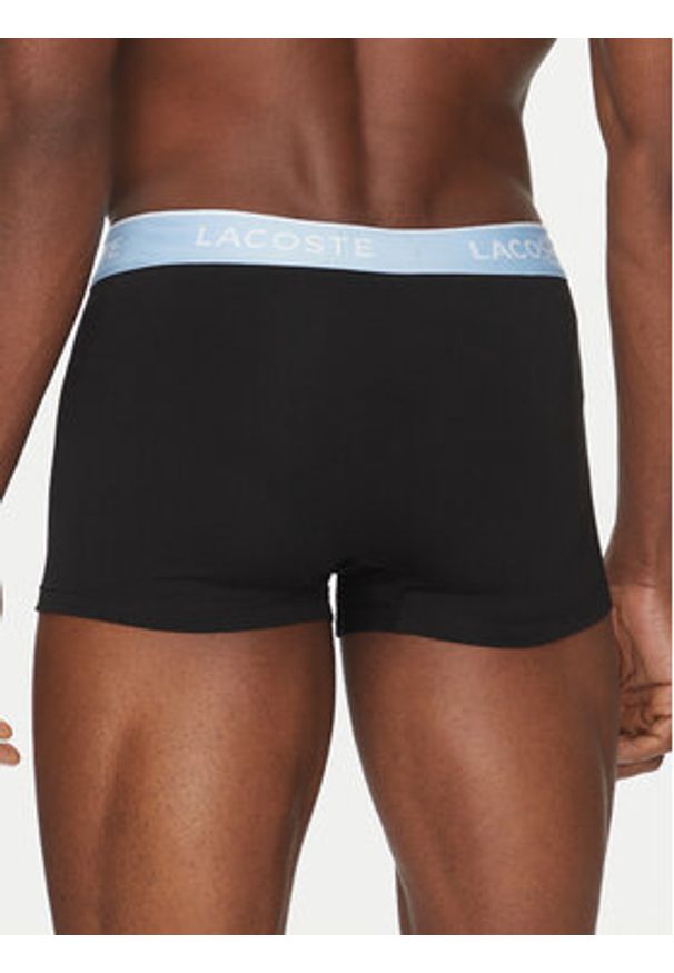 Lacoste Komplet 3 par bokserek 5H1297 Czarny. Kolor: czarny. Materiał: bawełna