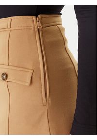 Guess Spódnica trapezowa W5BD61 KCMU2 Beżowy Regular Fit. Kolor: beżowy. Materiał: syntetyk #4