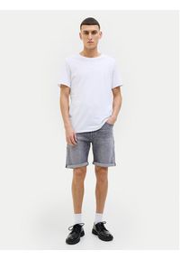 Jack & Jones - Jack&Jones Szorty jeansowe Rick 12269612 Szary Regular Fit. Kolor: szary. Materiał: bawełna #6