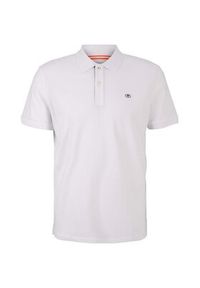 Tom Tailor Polo 1027713 Biały Regular Fit. Typ kołnierza: polo. Kolor: biały. Materiał: bawełna #11