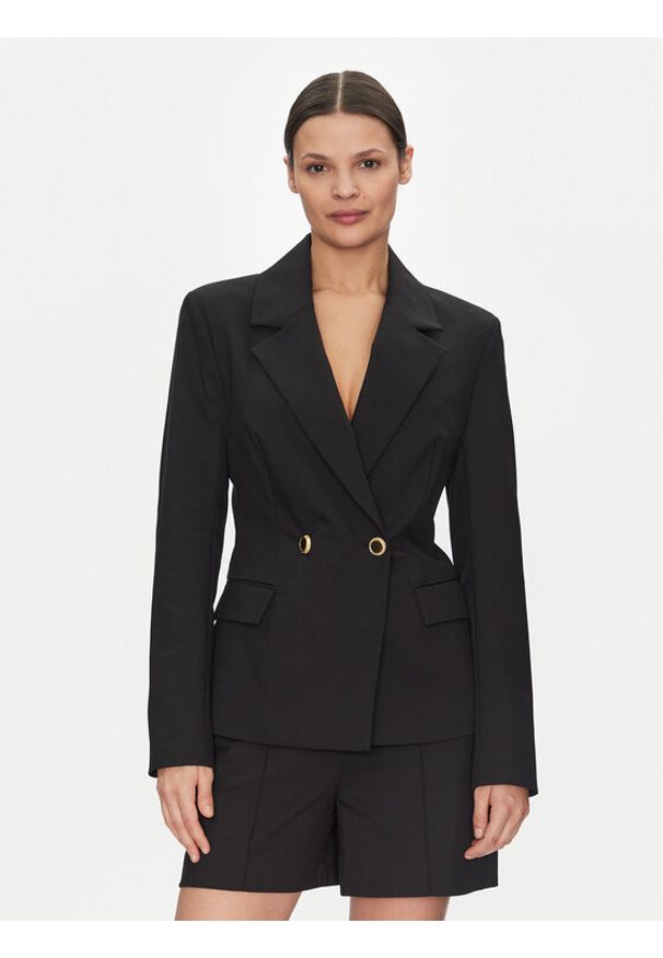 Marciano Guess Marynarka 5GGN24 7311A Czarny Regular Fit. Kolor: czarny. Materiał: syntetyk, bawełna