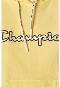 Champion - Bluza 112638 112638. Okazja: na co dzień. Kolor: żółty. Wzór: aplikacja. Styl: casual #2