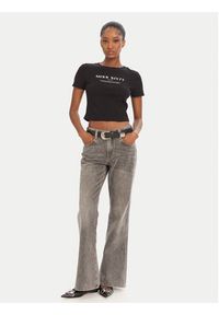 Miss Sixty T-Shirt 6L1SJ4300000 Czarny Slim Fit. Kolor: czarny. Materiał: bawełna #3
