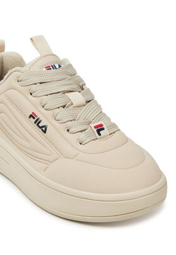 Fila Sneakersy Superbubble FFW0536 70027 Beżowy. Kolor: beżowy. Materiał: skóra