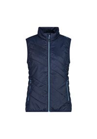 Damska kurtka puchowa CMP. Kolor: niebieski. Materiał: puch. Sport: turystyka piesza #1